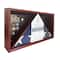 13" x 26.5" Mahogany Flag & Memorabilia Display Case by Studio Décor®